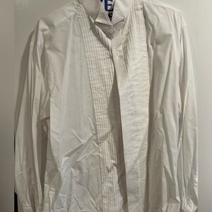 Oleg Cassini Tuxedo Shirt, M